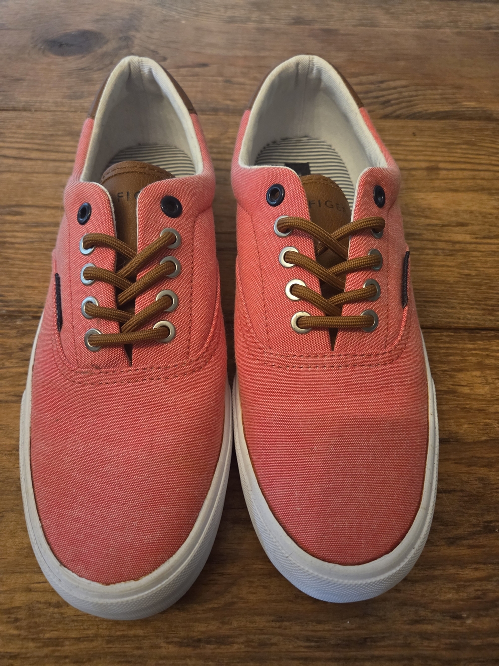 Tommy Hilfiger Coral Canvas Lace-Up Sneakers